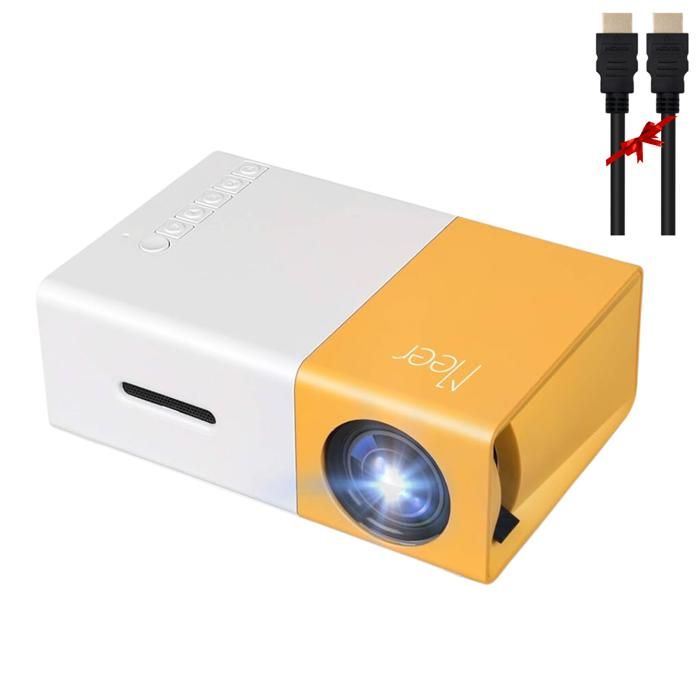 Projecteur LED Full HD 1080p + Cable HDMI Gratuit