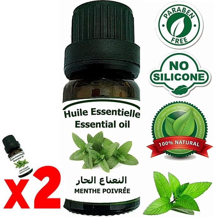 Huile essentielle Menthe poivrée 100% naturel 20ml