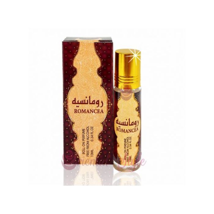 Ard al zaafarn Romancea Oud Parfum 10ml Huile parfumée Roll-on Original Arabe