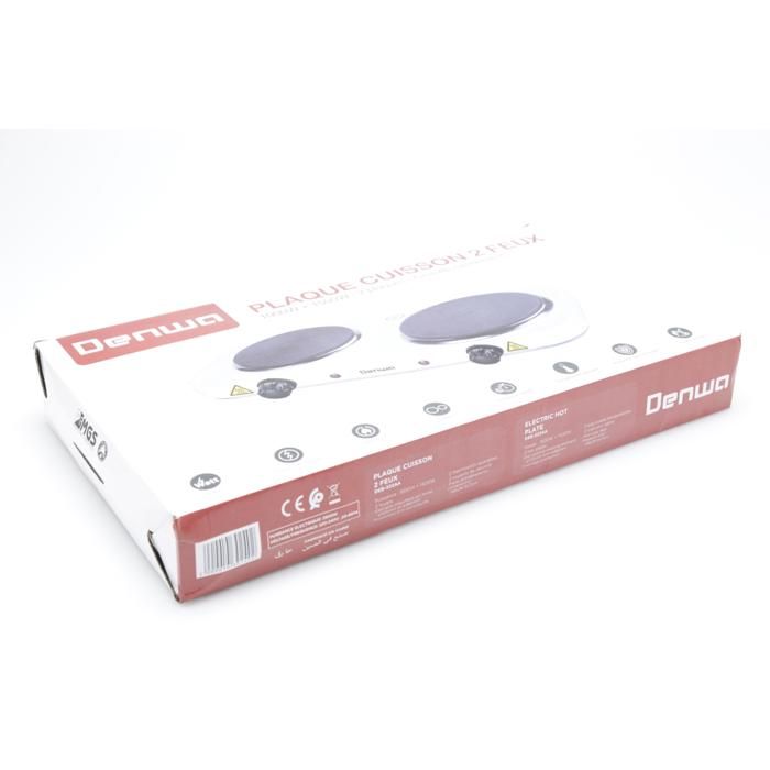 plaque cuisson electrique double 2500W  DENWA