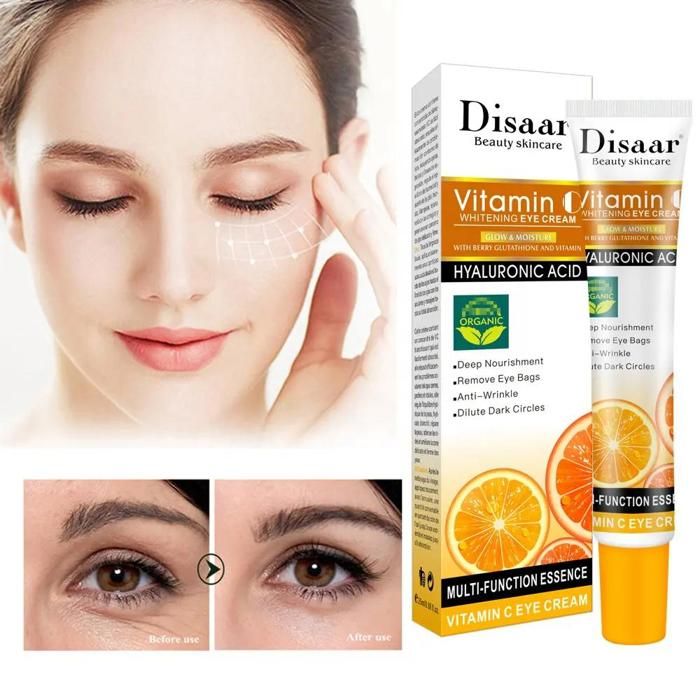 Vitamine C, crème anti-âge pour les yeux, élimine les cernes 25ml