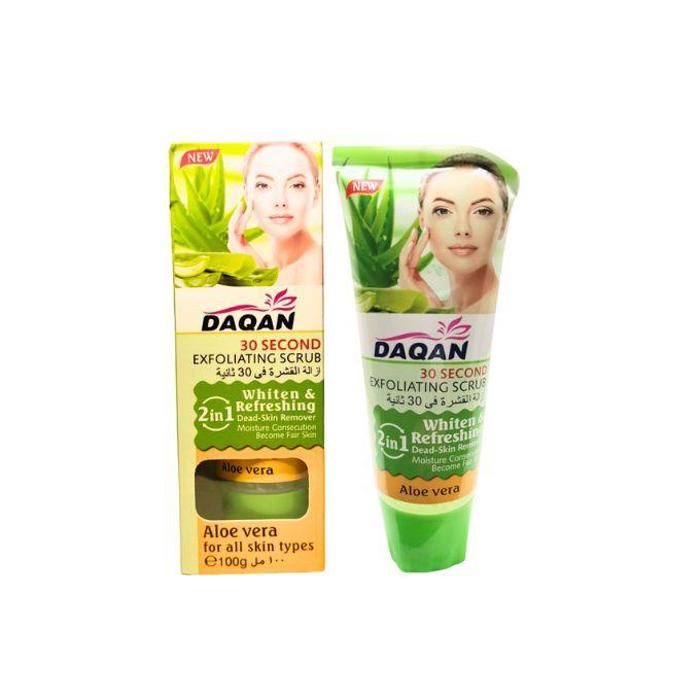 Gommage exfoliant 2x1 démaquillant peaux mortes et points noirs 100ml