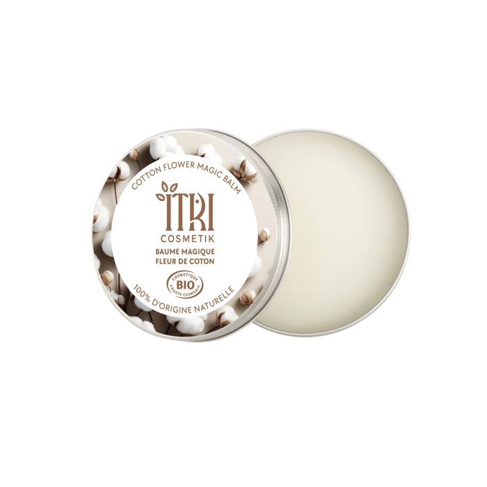 Soin des lèvres - ITRI COSMETIK - Le Baume Magique Fleurs de Coton - Hydratant - Apaisant - Non irritant