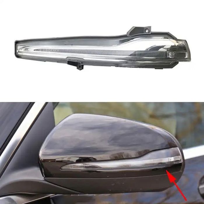2 Pcs LED Side Mirror Turn Signal Lights For Mercedes Benz W205 W213 W222 X253