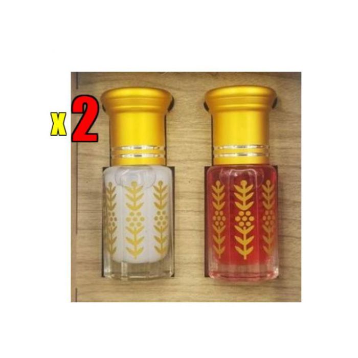 Pack de Musc - GENERIC - Musc Tahara + Musc Aarouss - 2 x 6 ml - Parfum Royal - Pour Homme