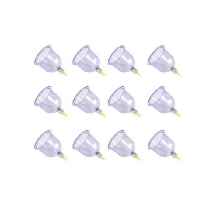 Ventouses sous vide - GENERIC - 12 pièces - Plastique - Transparent - Thérapie efficace