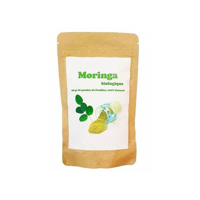 Poudre de Feuille de Moringa Biologique soin capillaire 100 g