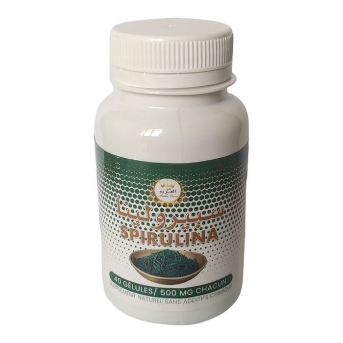 Spiruline 40 gelules 100% Bio