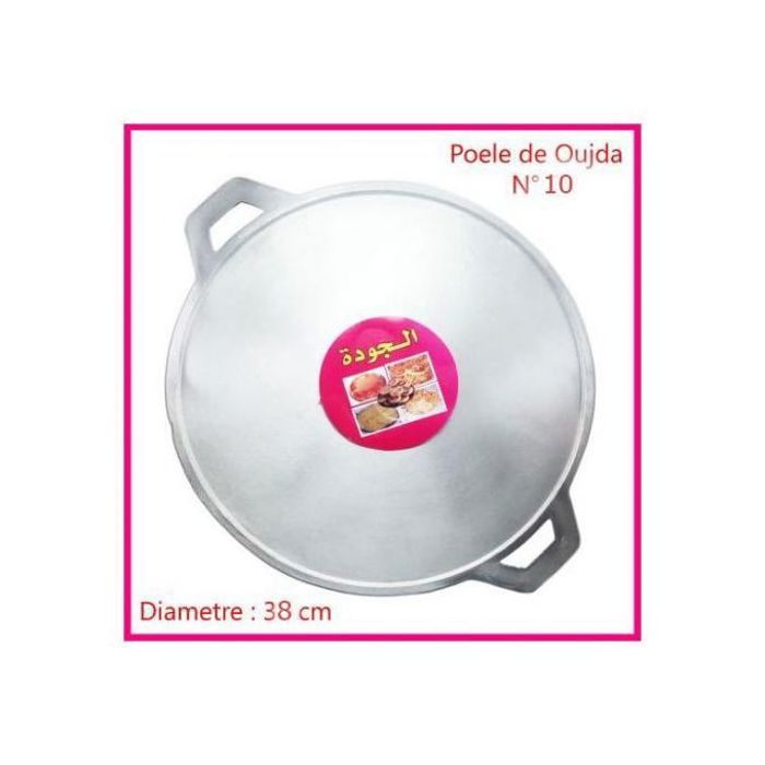 Poêle Oujda N°10- Poêle marocaine à préparer du Mssemen, Harsha  et  Batbout