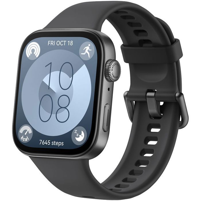 Montre Huawei fit 3 Bracelet en silicone Noir