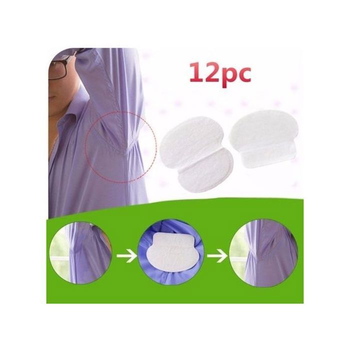 12 Pièces Absorbant pour Aisselle - Anti Transpiration