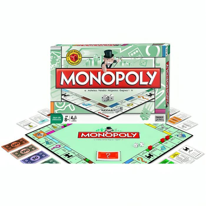 MONOPOLY le celebre jeu de transaction immobilieres