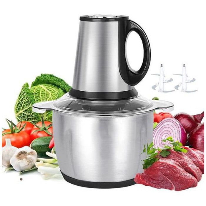 Hachoir à viande - GENERAL - 5L - Inox - 500W - 3 vitesses