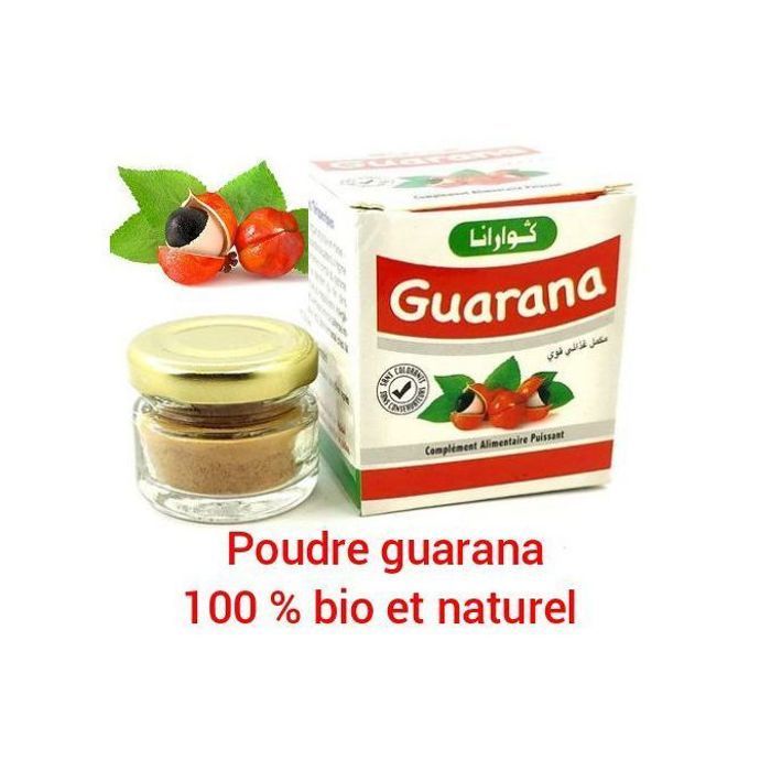 HERBO SOUSS Guarana poudre Surmonter la fatigue équilibrée force mentale,