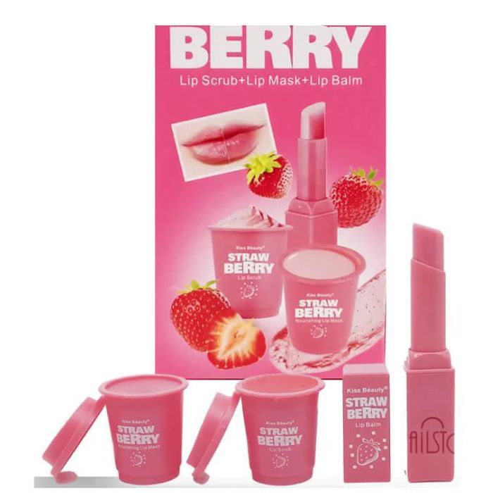 Baume à lèvres - GENERIC - Pack de 3 - Waterproof - Gommage à lèvres - Masque à lèvres