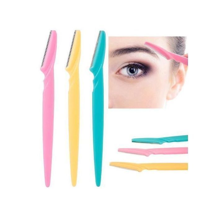 Ensemble 3 rasoir de sourcils épilateur Facial lames à outils de maquillage