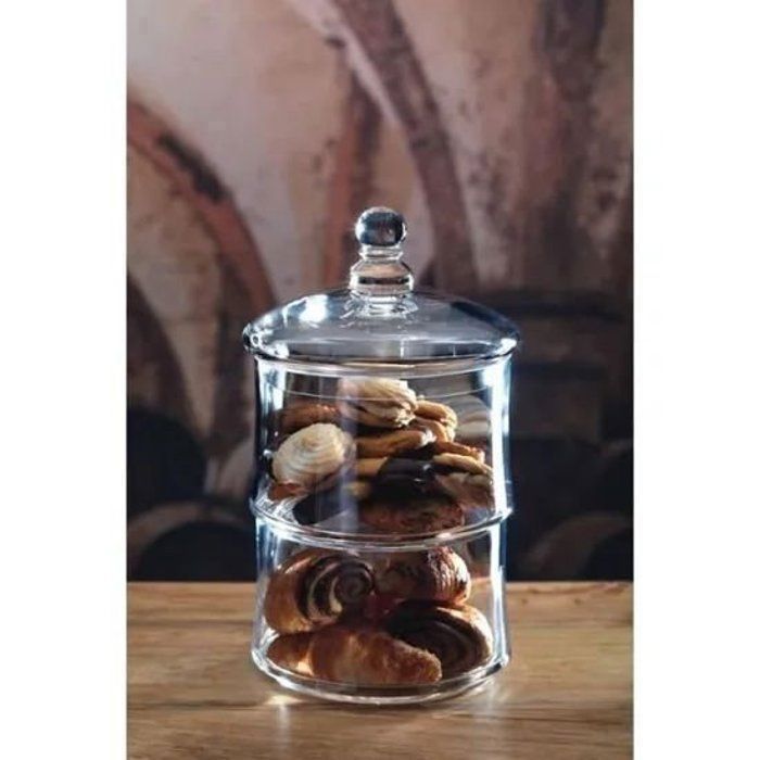 Bonbonnière - AYA HOME - Double 2 Niveaux - 10 cm de hauteur - 11 cm de diamètre - Élégante