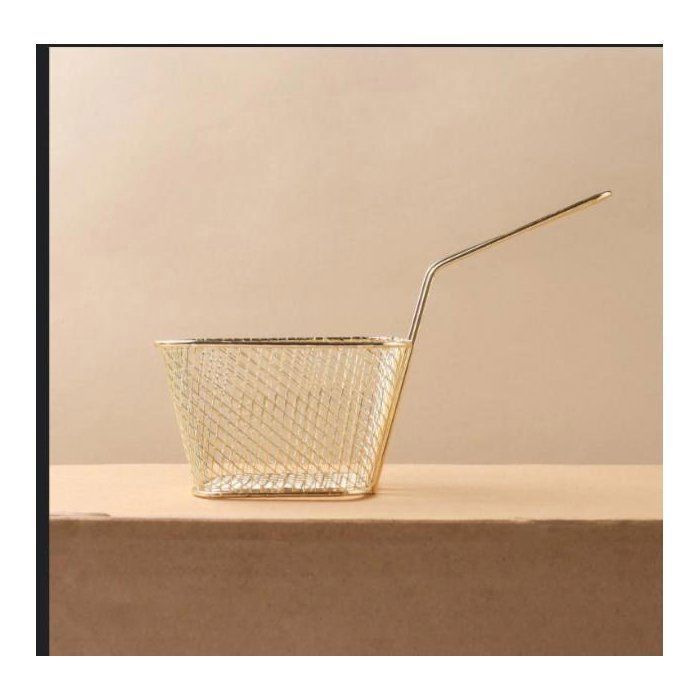 Lot de 2 paniers à friture - AYA HOME - Acier inoxydable - Compatible tous feux - Lavable au lave-vaisselle