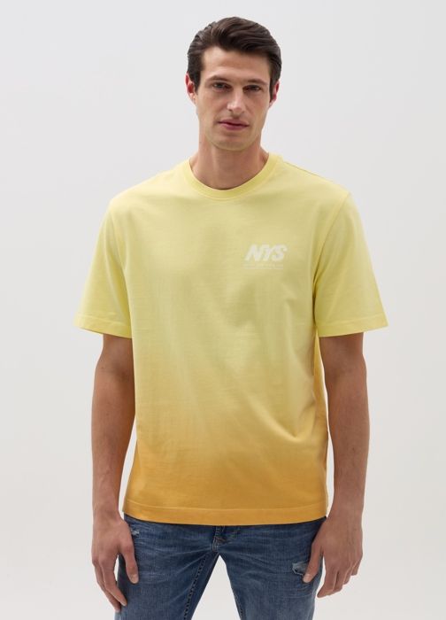 T-shirt - Grand&Hills - Imprimé lettres - 100% coton - Col rond - Manches courtes