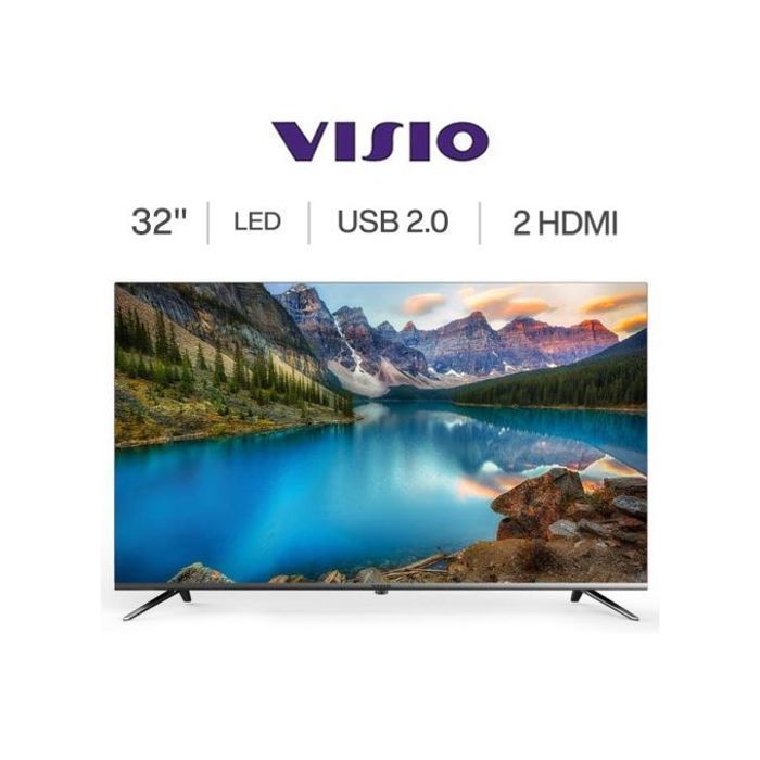 TV LED 32" - VISIO - HD - Récepteur intégré - HDMI x2 - Noir
