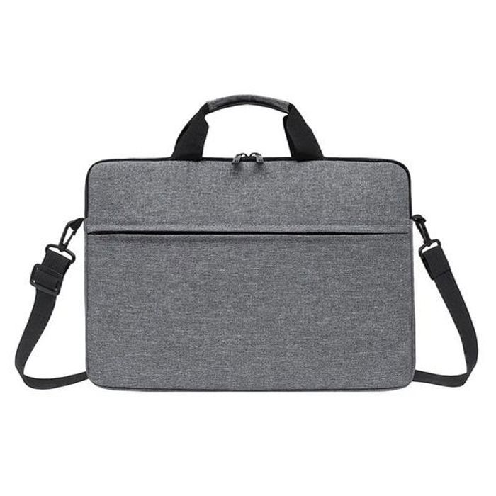 Sacoche pour PC portable 15 pouces - GENERIC - Gris - Résistant aux chocs - Durable - Multi-transport