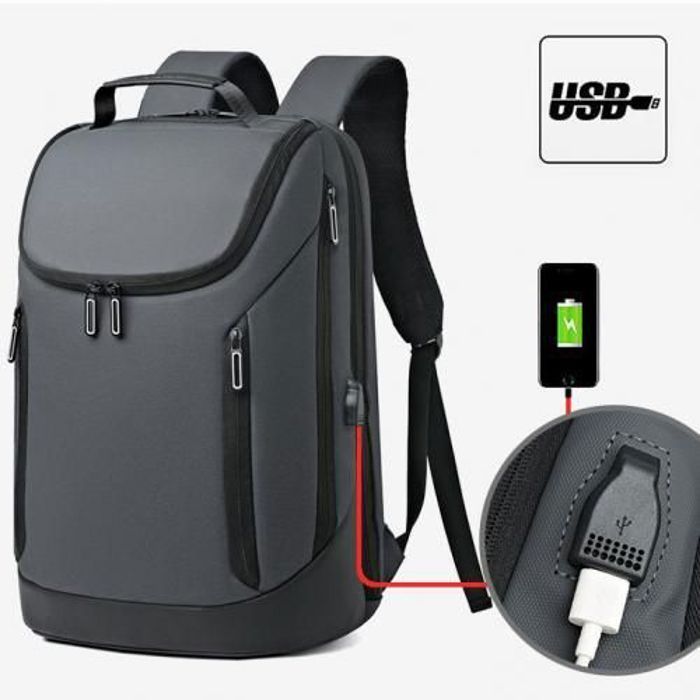 Sac à dos de voyage - GENERIC - 15,6 pouces - Étanche - Port USB - Ergonomique