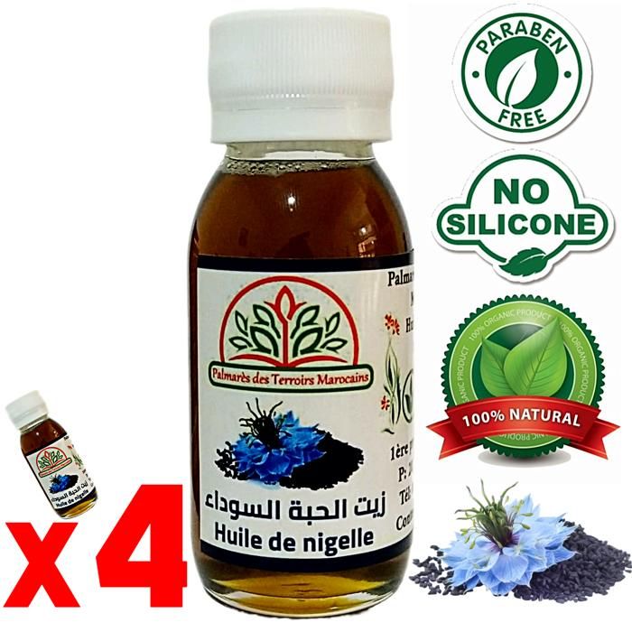 Huile de Nigelle 100% naturelle (Cumin noir) 240ml