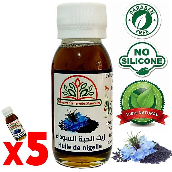 Huile de Nigelle 100% naturelle (Cumin noir) 300ml