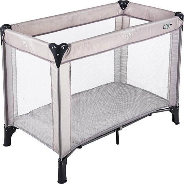 Blij'r Sleepy - Lit de voyage Lit de camping - Gris clair