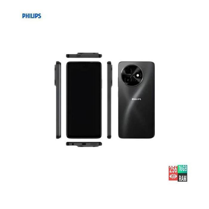 Philips smartphone Omni10 256GB Ram 16GB (8+8) ram 108MP 6.56” S7710-Black