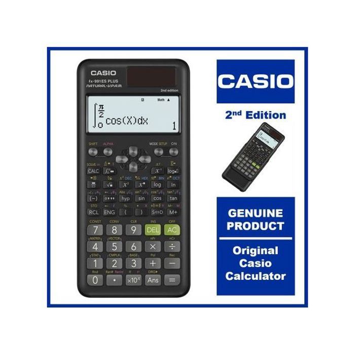 Casio Calculatrice scientifique FX-991ES PLUS 2nd Edition avec 417fonctions