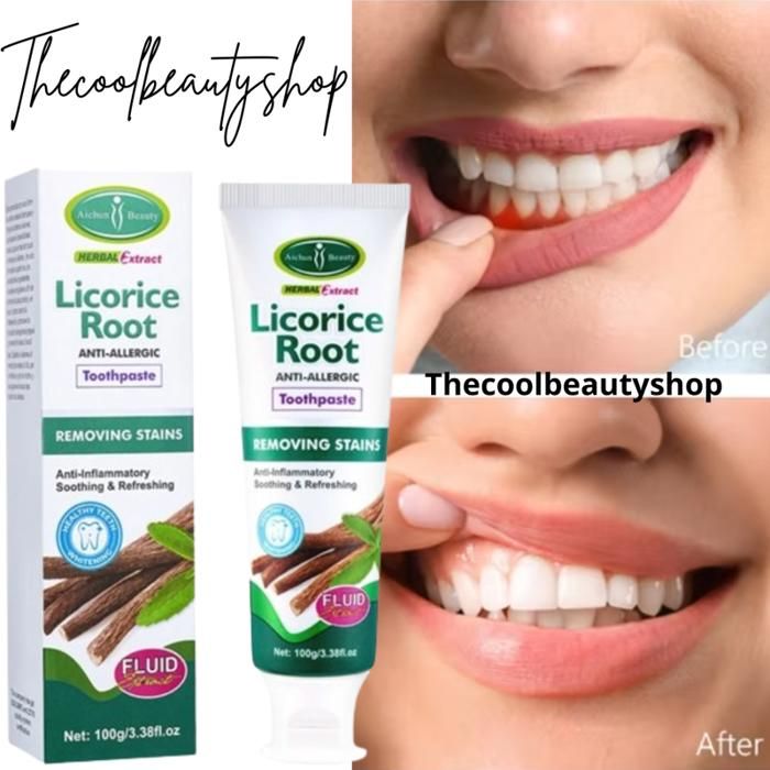 Dentifrice Crème Blanchissante - AICHUN BEAUTY - 150 ml - Anti-inflammatoire - Soin naturel - Usage quotidien