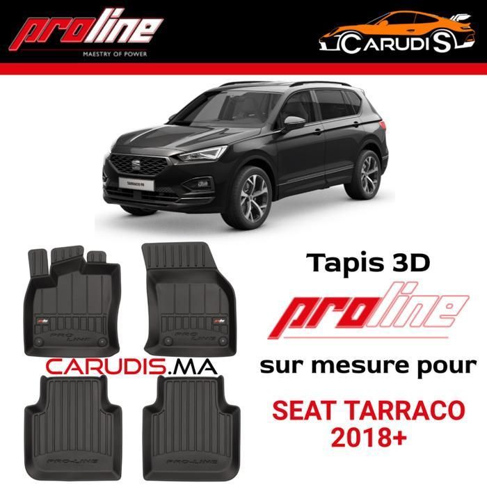 Tapis de voiture - ProLine - Seat Tarraco 2018+ - Sur mesure - Antidérapant - Imperméable