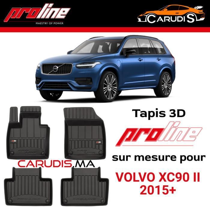 Tapis de voiture - ProLine - Volvo XC90 II - Sur mesure - Antidérapant - Imperméable