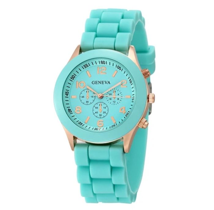 Montre - GENEVA - Décontractée - Silicone - Quartz - Analogique