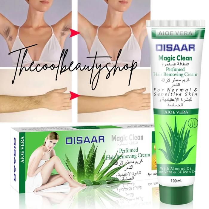 Crème dépilatoire - DISAAR - Aloe naturel - Hypoallergénique - 150 ml - Douceur et efficacité