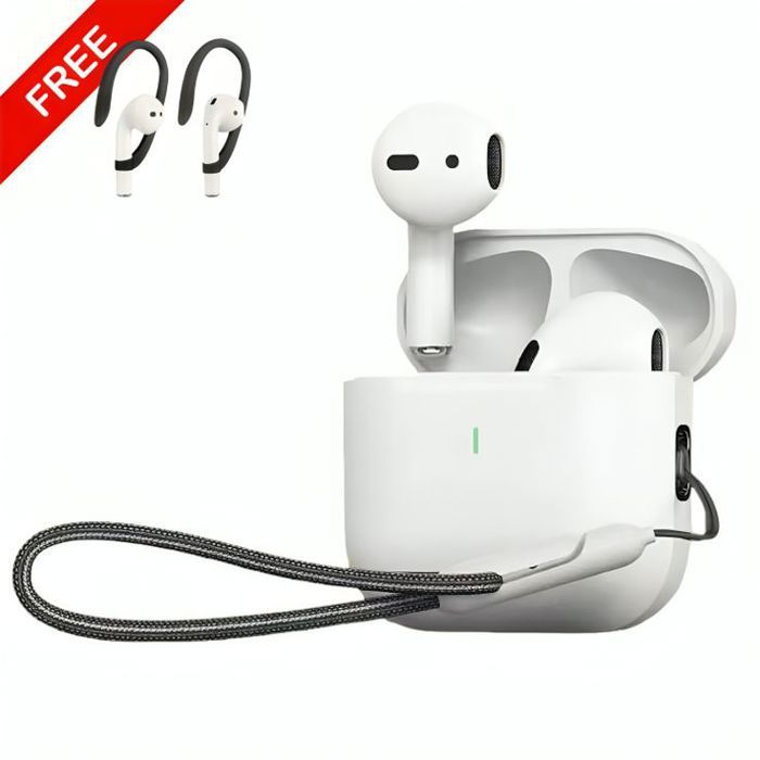 Ecouteur Sans Fil Bluetooth Original DUNSPIN DS-AIR12 + Crochets d'Oreilles Sportifs Gratuit