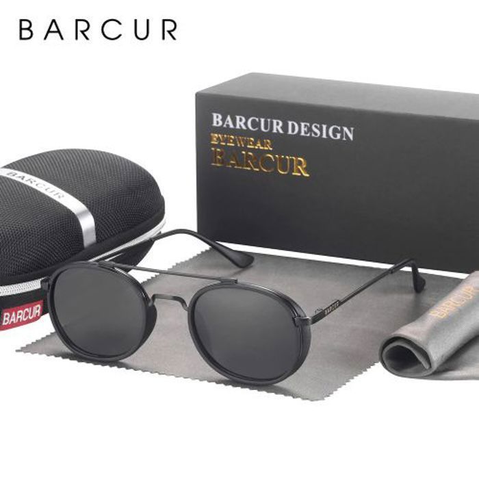 BARCUR Lunettes de soleil polarisées avec protection Bc 85-09