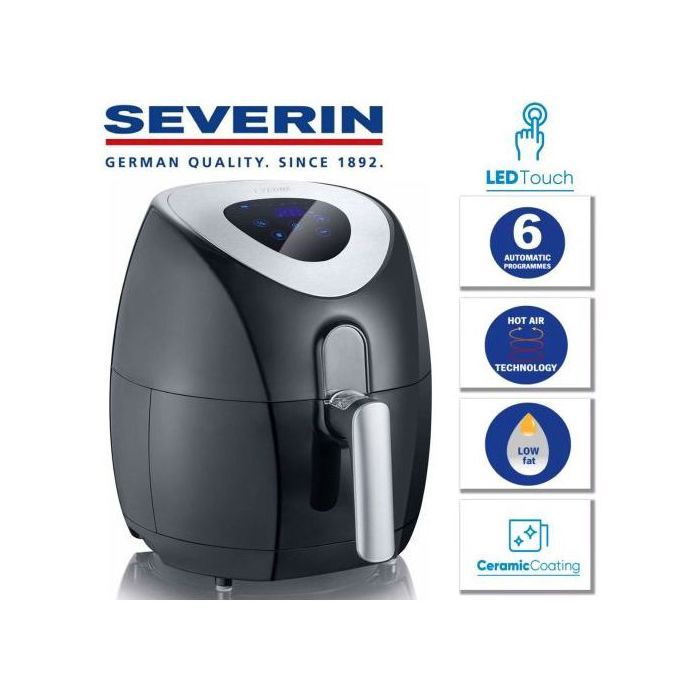 Friteuse à Air Chaud - SEVERIN - FR 2430 - 3,2 L - 1500 W - Température Réglable