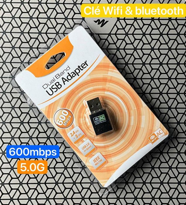 Clé WiFi/Bluetooth USB 2in1 600Mbps