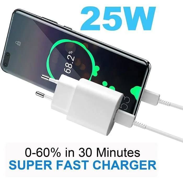 Secteur charge Apple 25Watt Type-C , charge rapide