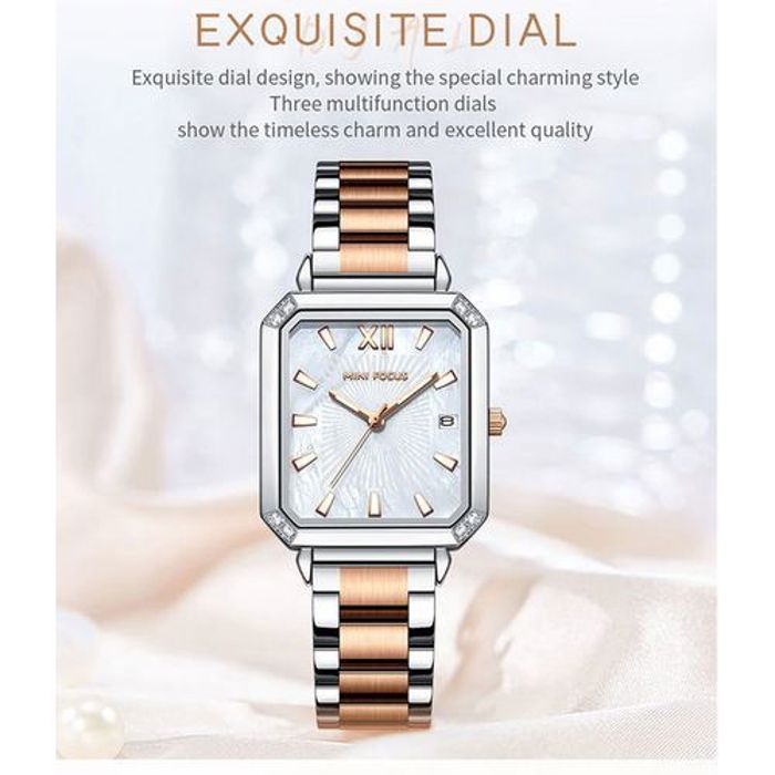 Montre - MINI FOCUS - Nouvelle Collection - Chic - Acier inoxydable - Étanchéité 3 ATM