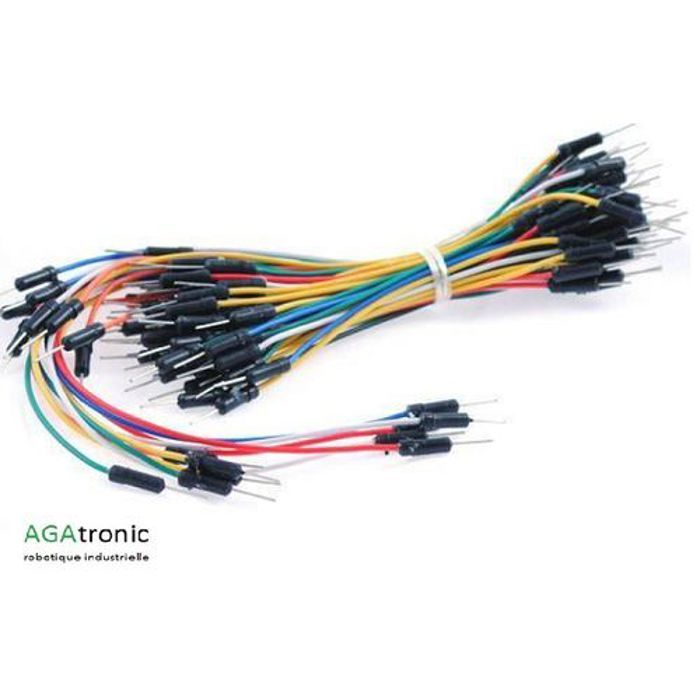 Fils flexible male – male