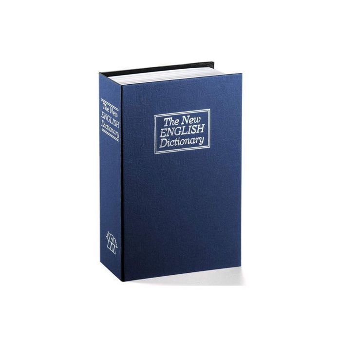 Coffre-fort magique sous forme de livre 180x115x55mm - Blue