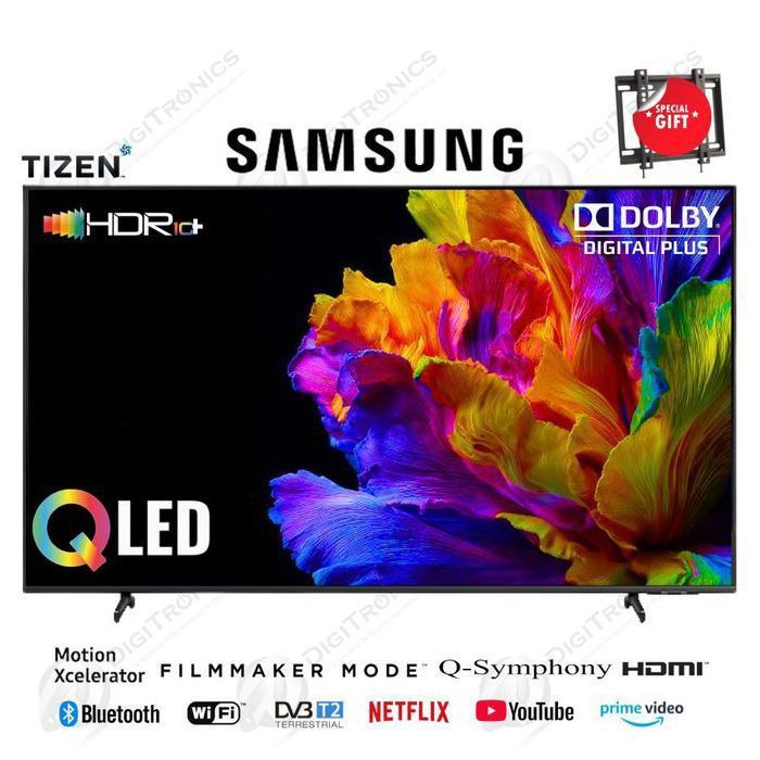 50 QLED Smart Tv Tizen, HDR10+, Dual LED, Alexa et Gaming Hub, Q68D + Support gratuit