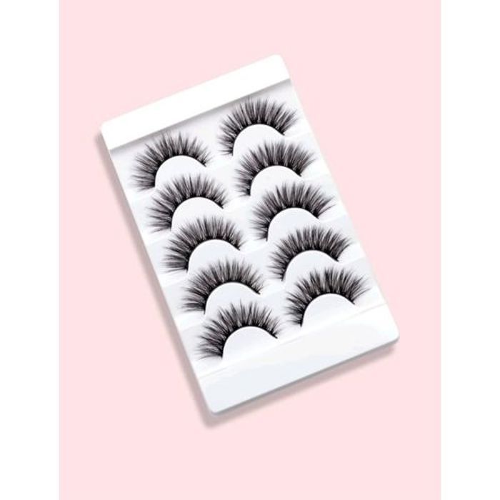 5 paires faux Cils  Haute Qualité  et Épais Naturel