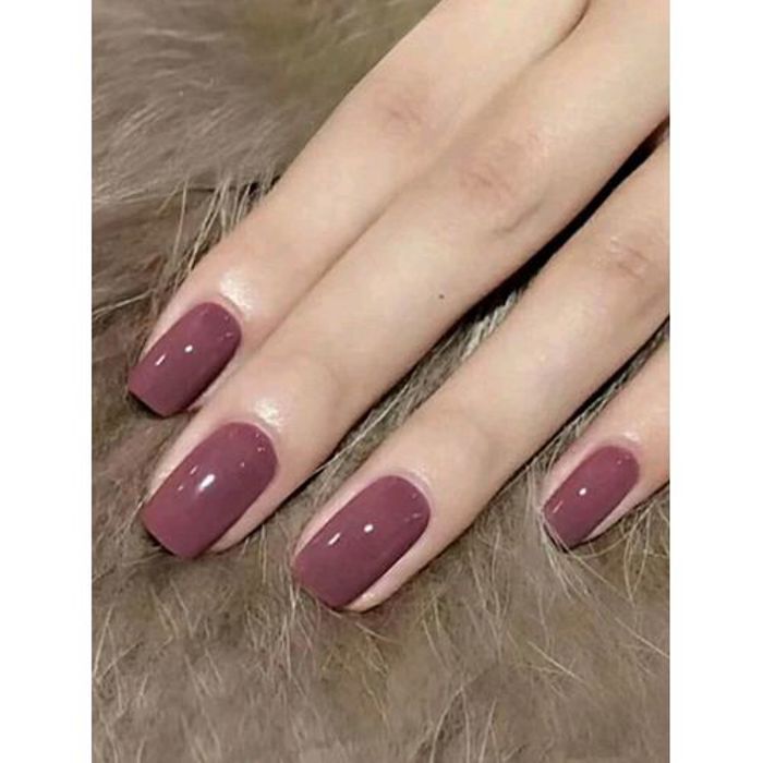 24 piéces faux ongles avec ruban adhésif