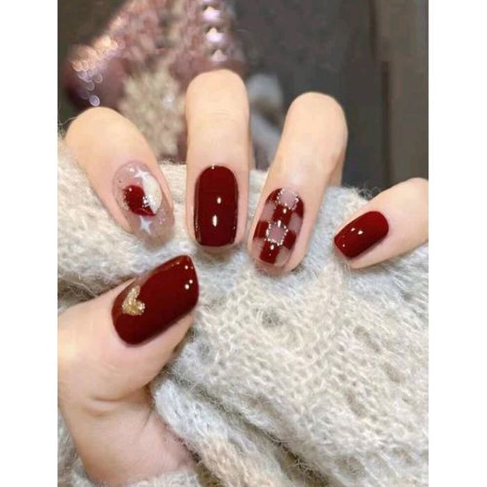 Faux Ongles elegant Pack 24 Pcs