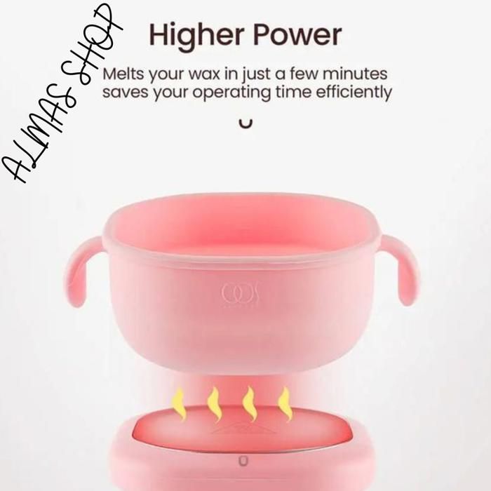 Chauffe-cire avec bol en silicone Chauffe-cire en silicone pour épilation multicolore