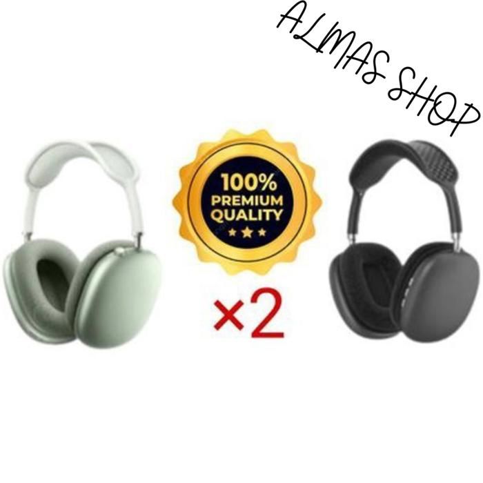 Pack 2 Casque Sans Fil Bluetooth Pour La Musique P9 Casque Stéréo Hifi Sans Fil Avec Microphone Écouteurs De Sport